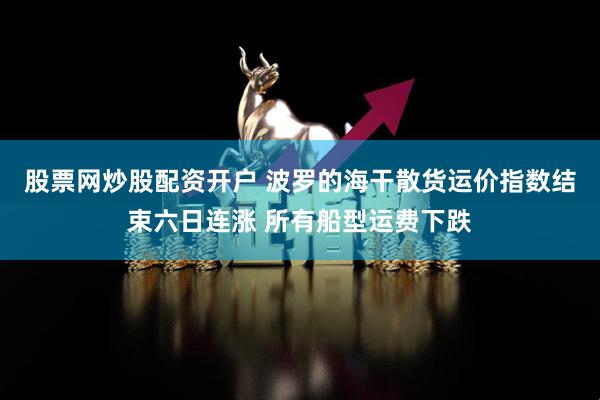 股票网炒股配资开户 波罗的海干散货运价指数结束六日连涨 所有船型运费下跌